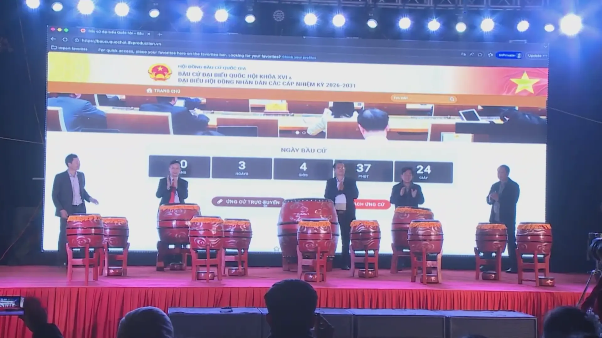 Xã Ứng Thiên ra mắt chuyên trang thông tin bầu cử 